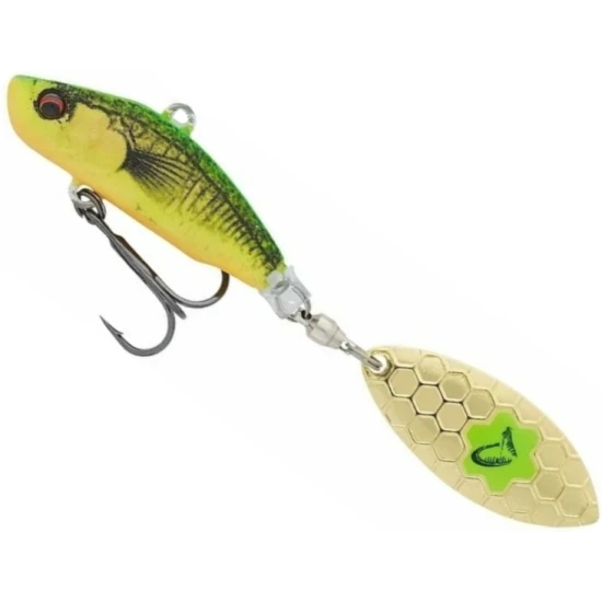 Spinnertail Savage Gear Sticklebait Tail Spin Sinking, Firetiger, 6.5cm, 9g, 1buc/pac