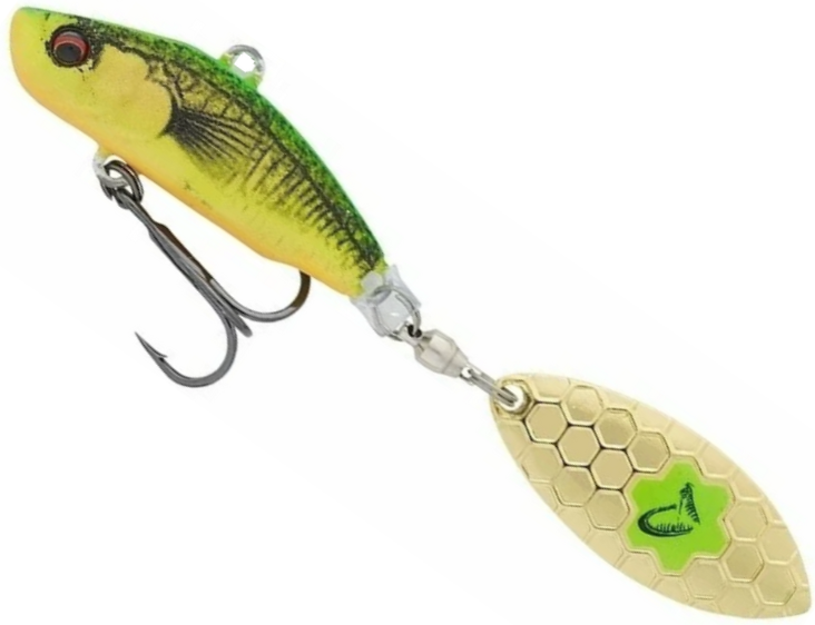 Spinnertail SAVAGE GEAR Sticklebait Tail Spin Sinking, Firetiger, 6.5cm, 9g, 1buc/pac