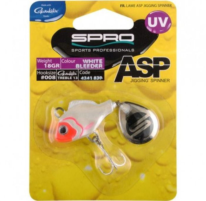 Spinnertail Spro ASP UV White Bleeder 14g