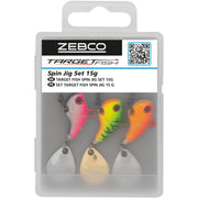 Spinnertail Zebco Target Fish Spin Jig Set, 9.5cm 15g, 3buc/pac