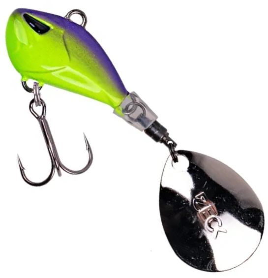 Spinnertail ZECK Rogue Runner, Purple Chartreuse, 15g, 1buc/pac
