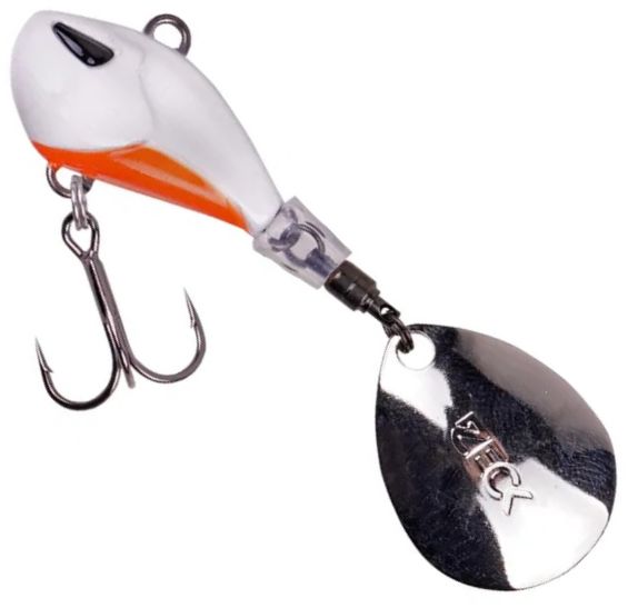 Spinnertail ZECK Rogue Runner, White Orange, 15g, 1buc/pac