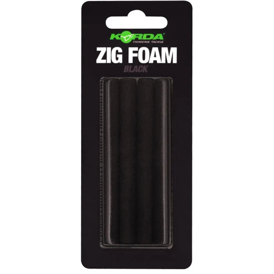 Spuma Flotanta Korda Zig Foam, Negru, 8mm, 4buc/pac