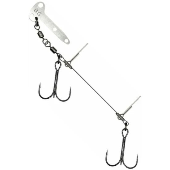 Stinger Savage Gear Pro Peg Blade Rig Fishing Hook Large, Nr.2, 23kg, 2buc/pac