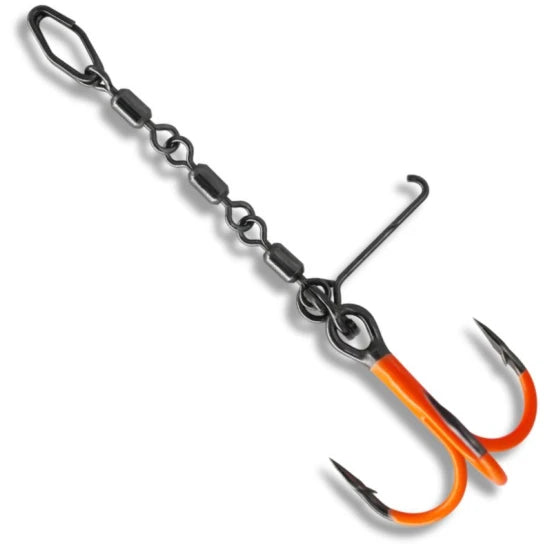 Stinger Vmc Pike Chain Medium, Uv Orange, 1buc/pac