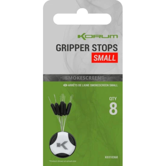 Stopper Korum Smokescreen Gripper Stops Small, 8buc/pac