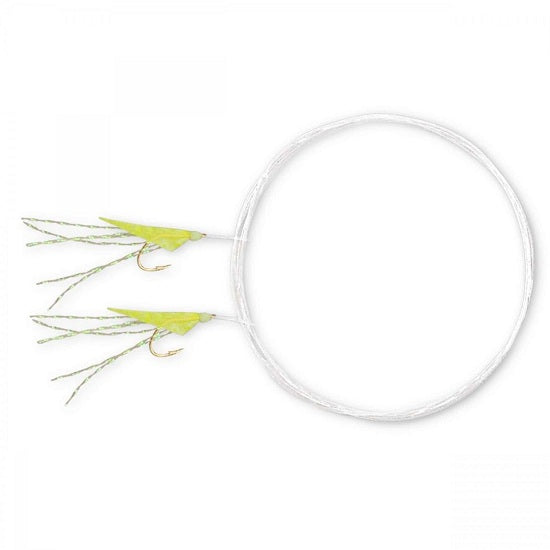 Streamer Zebco Z-Sea Holografix Herring Trace 1.00m Yellow Fish 2 carlige
