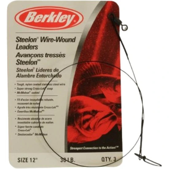 Struna Berkley Mcmahon Steelon Wire Wound, 9kg, 27cm, 3buc/pac