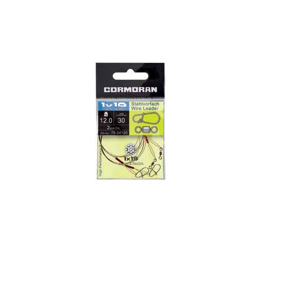 Struna Cormoran cu Vartej si Agrafa 1X19 30CM/12KG 2BUC/PL