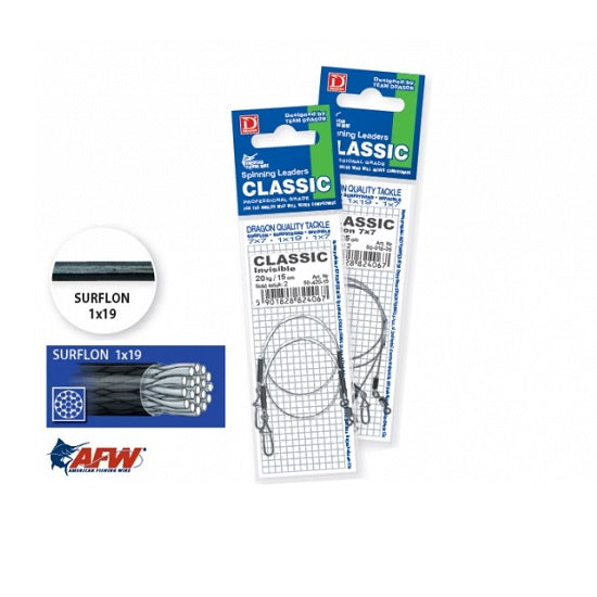 Struna Dragon Classic Surflon Leader 1x19 A.F.W 35cm/12kg