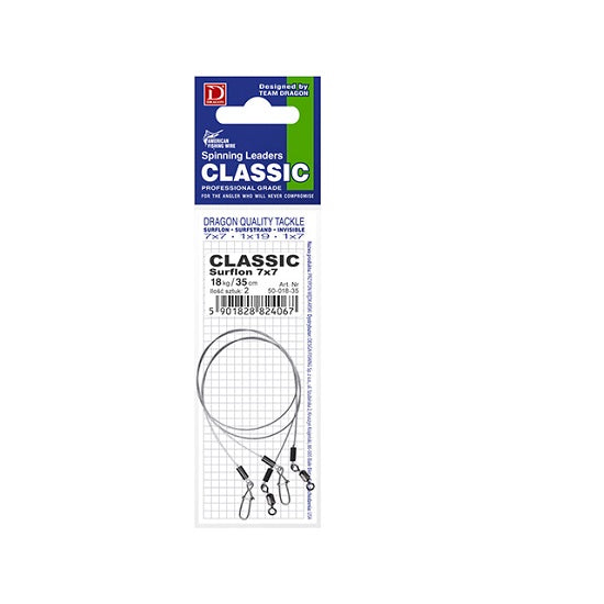 Struna Dragon Classic Surflon Leader 7x7 A.F.W 35cm / 12kg