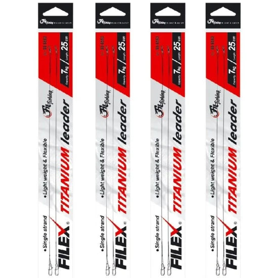 Struna Filex Titanium Leader, 12kg, 25cm, 2buc/pac