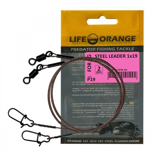 Struna Otel Orange 7kg 20cm 0.25mm Steel Leader 2buc/plic
