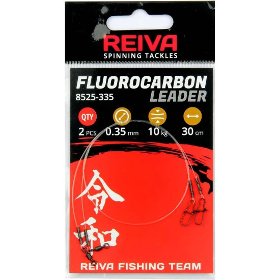 Struna Reiva Fluorocarbon, 40cm, 0.40mm, 2buc/plic