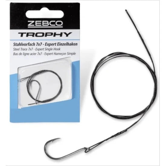 Struna Zebco Trophy Steel Trace 7x7 Expert Single Hook, 50cm, 6g, 1buc/pac