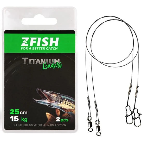 Struna Zfish Titanium, 20cm, 12kg, 2buc/pac