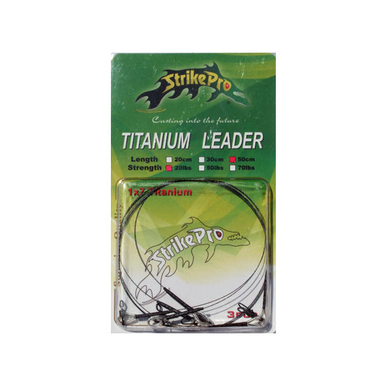 Struna titanium Strike Pro 30cm/3buc/20lbs