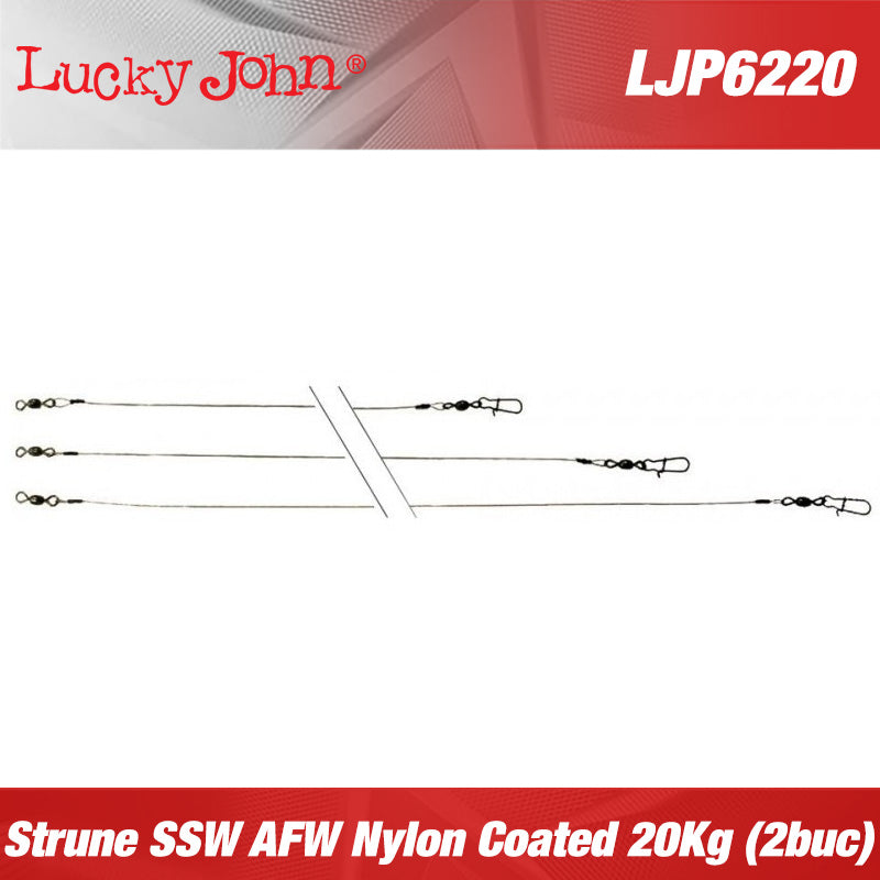Strune Lucky John Leader SSW AFW 0.44mm 20cm 20kg 2buc