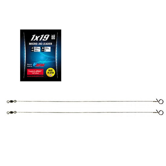 Strune Lucky John Micro Jig 1x19 (no-knot fast snap) 25cm 2.8kg cupru  2 buc/plic