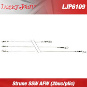 Strune Lucky John Ssw Afw Nylon Coated 20cm, 0.28mm, 9kg, 2buc/plic