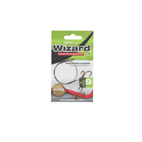 Strune Wizard Wolfram Cu Carlige Duble 6 6kg 2buc