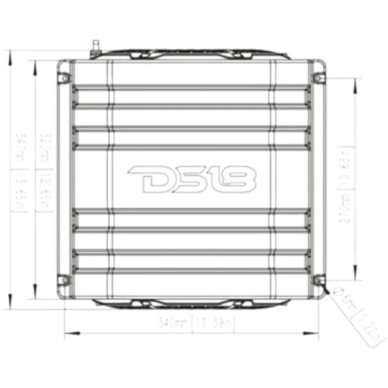 Subwoofer Marin Ds18 Nxl-10subld/w 10" Cu Carcasa Si Iluminare Rgb Led