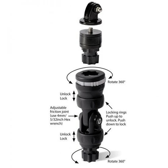 Suport Allroundmarin Camera Foto/video Railblaza Camera Mount R-lock