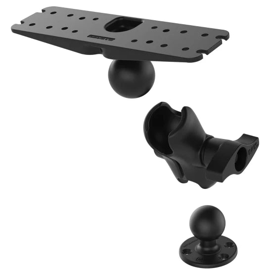 Suport Sonar Ram Mounts Large Marine Electronics Mount - D Size Short