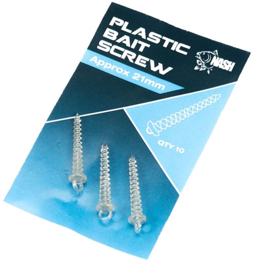 Surub Momeala Nash Plastic Bait Screw, 21cm, 10buc/plic