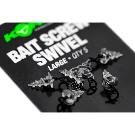 Surub Cu Vartej Si Anou Korda Micro Ring Bait Large, 5buc/plic