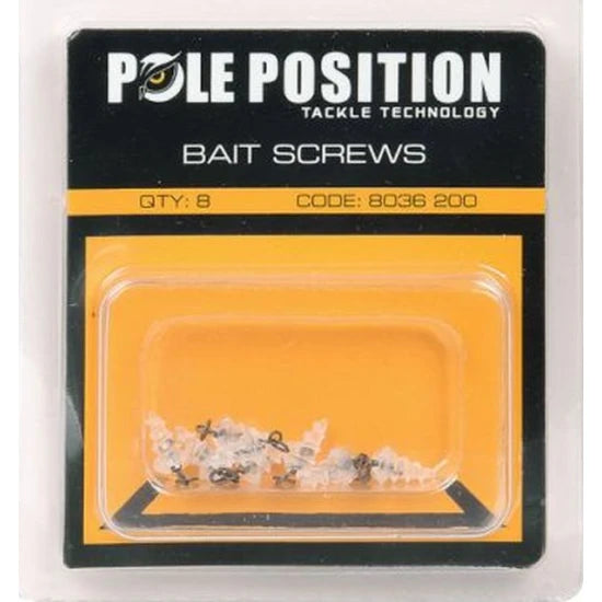 Surub Din Plastic Strategy Pentru Momeala Pole Position Bait Screw 8buc/blister