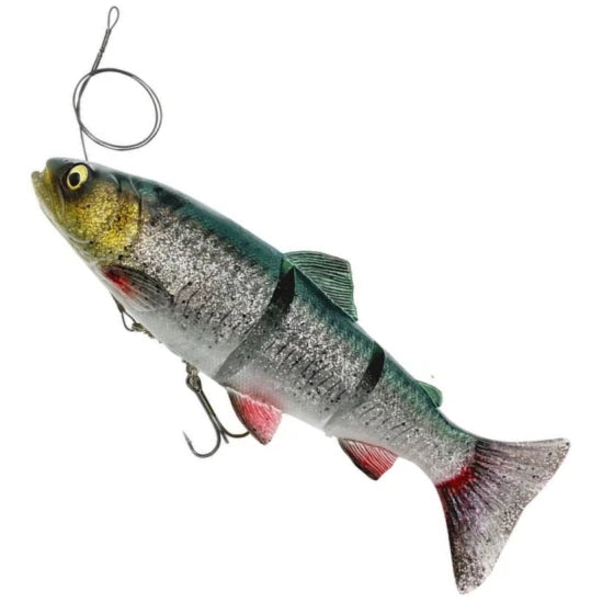 Swimbait Articulat Savage Gear 4d Trout, Green Silver, 93g, 20cm, 1buc/pac