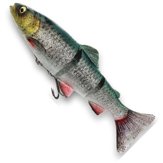 Swimbait Articulat Savage Gear 4d Trout S, Green Silver, 193g, 25cm, 1buc/pac