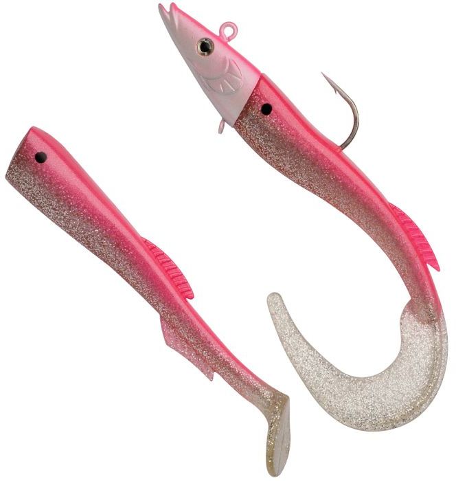Swimbait Berkley Powerbait Power Sandeel, Metalic Pink, 65g, 17cm, 1buc/pac