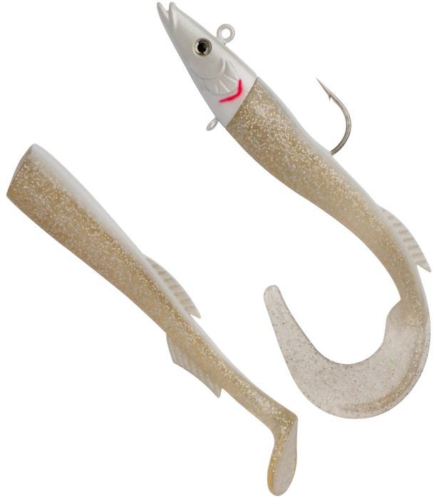 Swimbait Berkley Powerbait Power Sandeel, Snow White, 65g, 17cm, 1buc/pac
