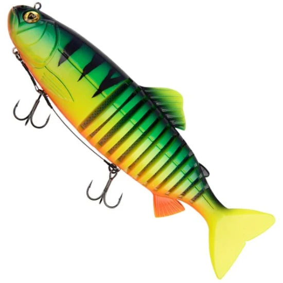 Swimbait Fox Rage Jointed Replicant, Fire Tiger Uv, 27cm, 1buc/pac
