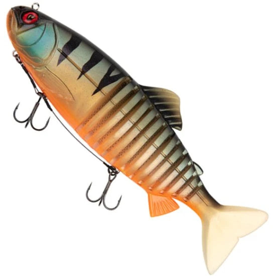 Swimbait Fox Rage Jointed Replicant, Orange Belly Perch Uv, 32cm, 1buc/pac