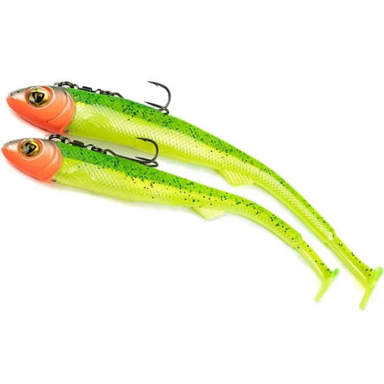 Swimbait Fox Rage Pelagic Ready Rig Slick Fast, Lemon Tiger, 18cm, 40g