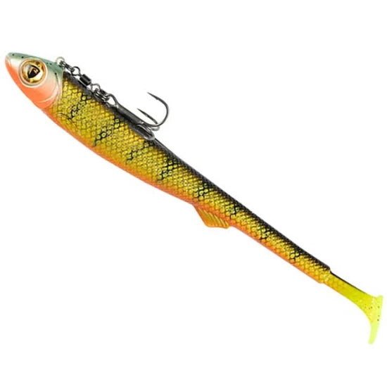 Swimbait Fox Rage Pelagic Ready Rig Slick Fast, Natural Perch, 21cm, 60g