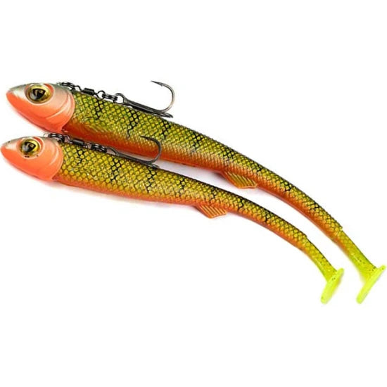 Swimbait Fox Rage Pelagic Ready Rig Slick Fast, Natural Perch, 21cm, 60g