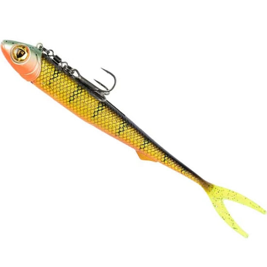 Swimbait Fox Rage Pelagic Ready Rig Slick Finesse, Natural Perch, 21cm, 60g