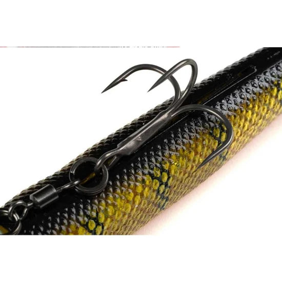 Swimbait Fox Rage Pelagic Ready Rig Slick Finesse, Natural Perch, 21cm, 60g
