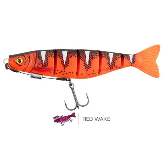 Swimbait Fox Rage Pro Shad Jointed Loaded,  Red Wake, 14cm, 31g