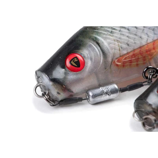 Swimbait Fox Rage Pro Shad Jointed Loaded,  Red Wake, 14cm, 31g