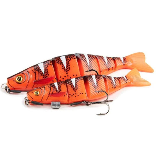 Swimbait Fox Rage Pro Shad Jointed Loaded,  Red Wake, 18cm, 52g