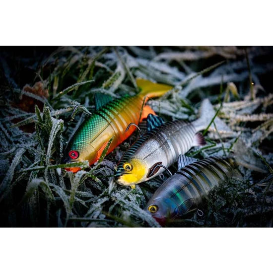 Swimbait Fox Rage Replicant Jointed - New Colours, Original Stickleback, 20cm, 120g