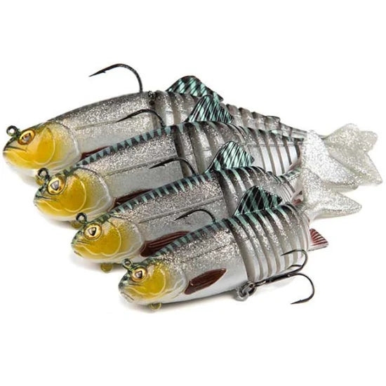 Swimbait Fox Rage Replicant Jointed - New Colours, Silver Halo, 18cm, 80g