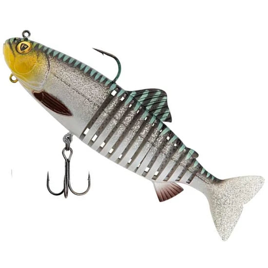 Swimbait Fox Rage Replicant Jointed - New Colours, Silver Halo, 20cm, 120g