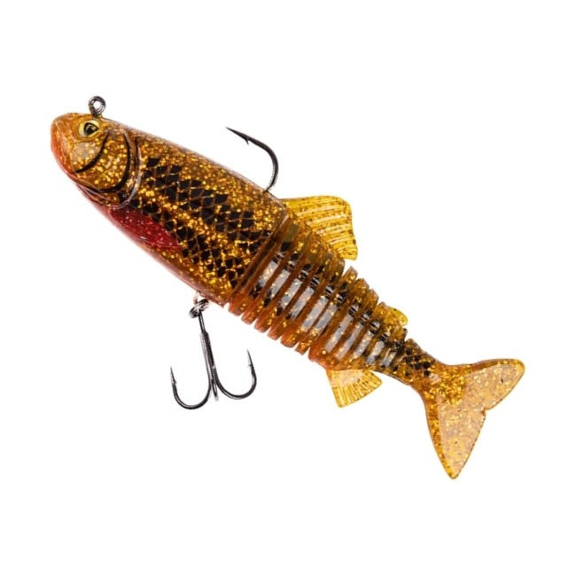 Swimbait FOX Rage Replicant Jointed 23cm 130g UV Goldie