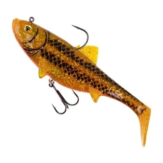 Swimbait Fox Rage Replicant Wobble 14cm 55g Goldie Uv